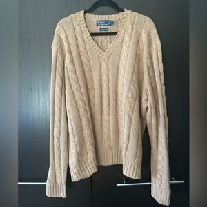 Polo Ralph Lauren Silk Cable-knit Sweater